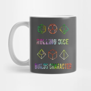 Rolling Dice Builds Character Mug